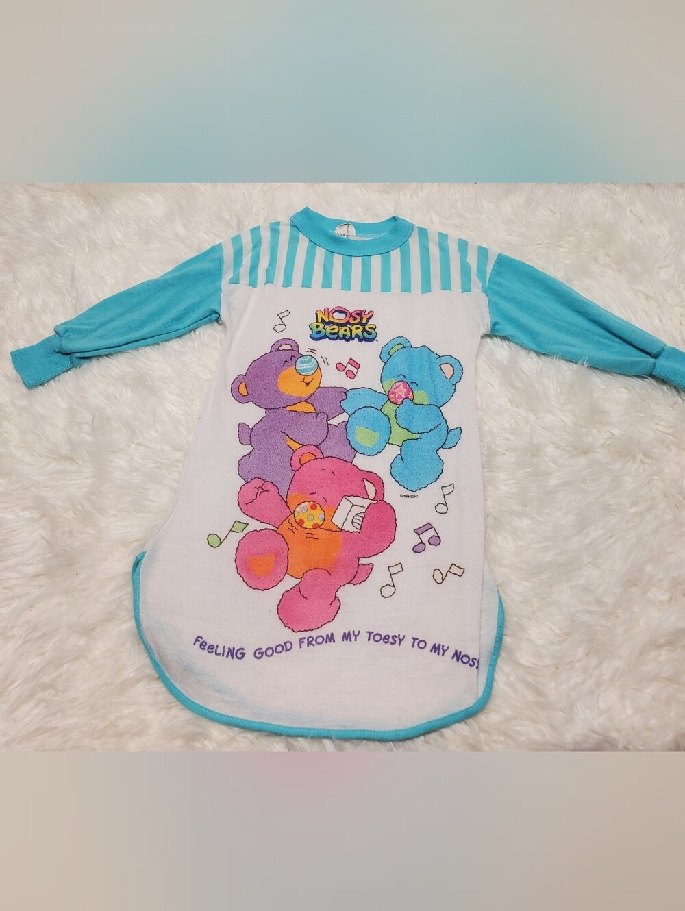 Rare vintage 1988 kids nosy bears kids clothes collectable y2k